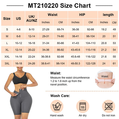 HEXIN Custom Logo Summer New Listing Adjustable Hooks Waist Trimmer Trainer Leggings Butt Lifter Shorts For Women-meg BEST buys