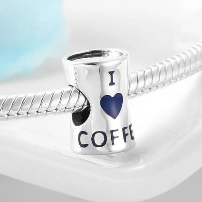 Real 925 Sterling Silver Bright red CZ wine cup fine Beads Fit Charms Bracelets Jewelry making fashion Woman charm custom logo-meg BEST buys