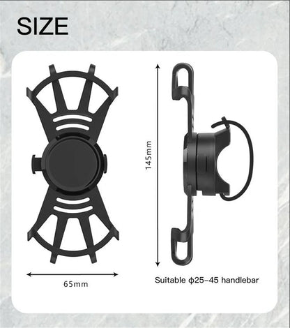 High Quality Universal Silicone Clip Bike Scooter Phone Holder Bicycle Sand Support Motorcycle Mount For Smartphone-meg BEST buys