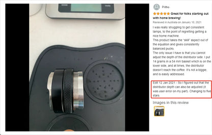 51mm 54mm 58mm Custom 304 Stainless Steel Adjustable 3 Leaf Base Coffee Leveler Dual Head Espresso Coffee Distributor-meg BEST buys