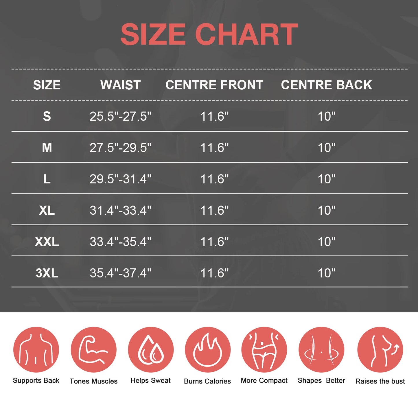HEXIN Custom Compression Women Fitness waist Support Belt Tummy Control Neoprene Sweat Belt Waist Trimmer waist trainer shaper-meg BEST buys
