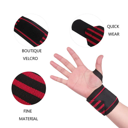 Bases Manufacturer premium custom logo elastic band fitness gym weight lifting cotton wrist wraps wrist brace-meg BEST buys