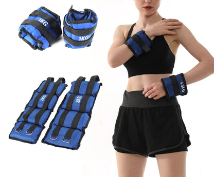 Fitness Wrist Ankle Sandbag Adjustable Legging Sand Bag Boxing Equipment Weights Training Sandbag for both hand and foot-meg BEST buys