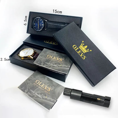 OEM Brand Black Gift Box OLEVS gift box for watch Customs gift box for quartz watch and mechanical watch-meg BEST buys