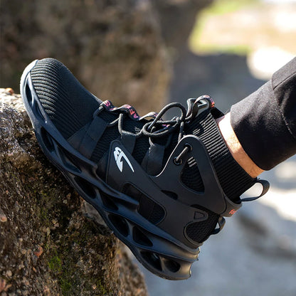 Hot Selling Industrial Protective Breathable Work Boot Casual Trainers Steel Toe Safety Shoes for Men Women-meg BEST buys