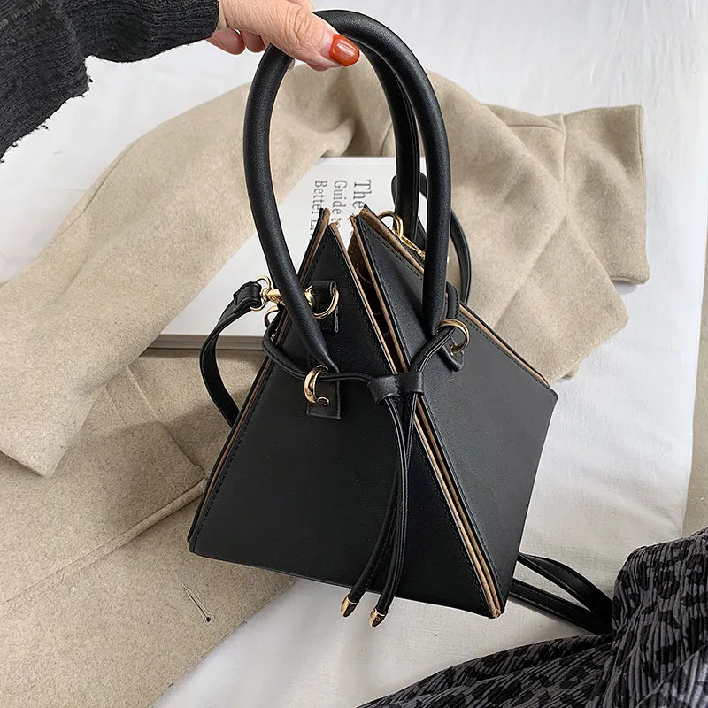 2021 New Designer Bags Famous Brand Triangle Shape chain bucket cross body bucket hand bags women handbags-meg BEST buys