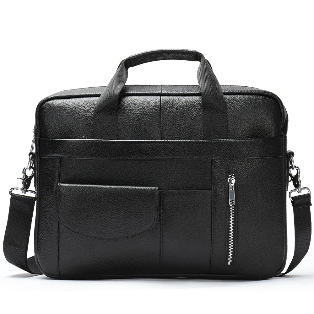 OEM ODM Custom 1116 men oil leather briefcase laptop bags famous brand genuine leather men's handbag briefcase-meg BEST buys