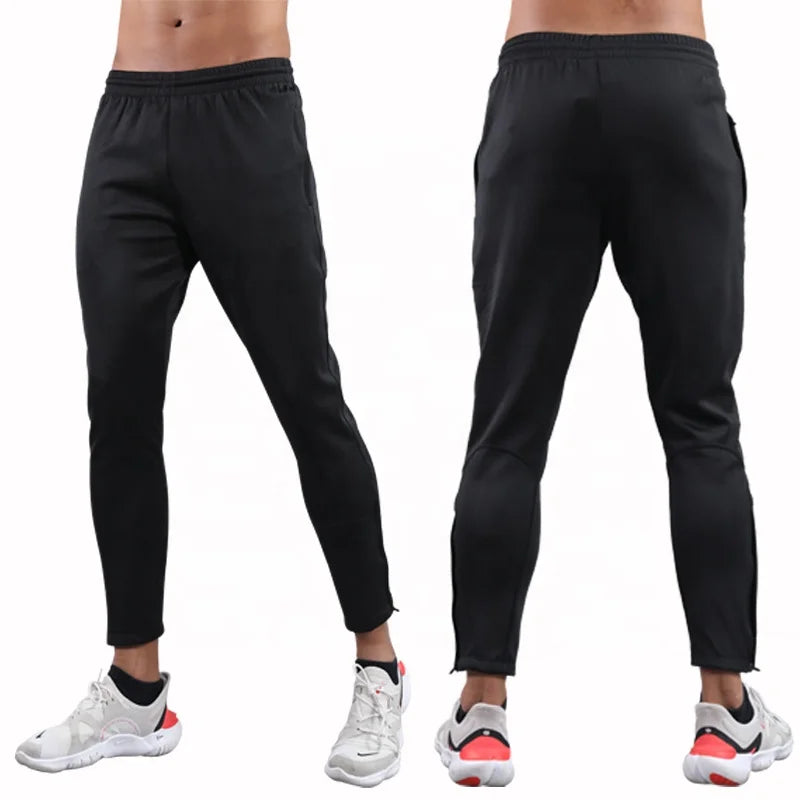100% Polyester Custom Mens Blank Sport Gym Joggers Trousers Elastic Waistband Track Pants with Ankle Zipper-meg BEST buys