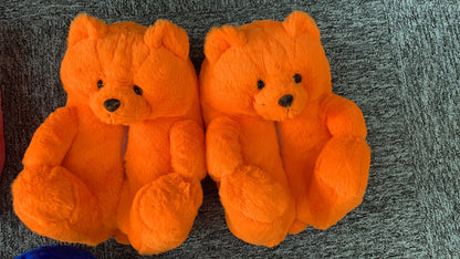 2021 new arrivals Latest Hot Popular Winter Warm Cotton Home Plush All-inclusive Teddy Bear Slippers-meg BEST buys