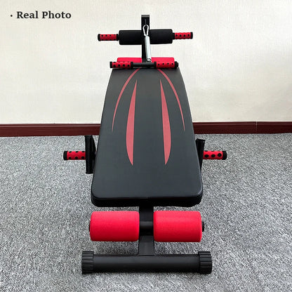 Gym Equipment Sit up Bench Muscle Exercise Ab Chair Foldable Portable Exercise Supine Board Carton Unisex Indoor 2pcs-meg BEST buys