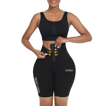 HEXIN Custom Logo Summer New Listing Adjustable Hooks Waist Trimmer Trainer Leggings Butt Lifter Shorts For Women-meg BEST buys