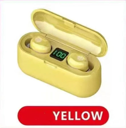 F9-36 F9-32 F9-01 F9 F9-5 F9-5C F9-4 Dropshipping Shopify TWS Wireless BT V5.0 Headset with Digital Display Charging Case-meg BEST buys