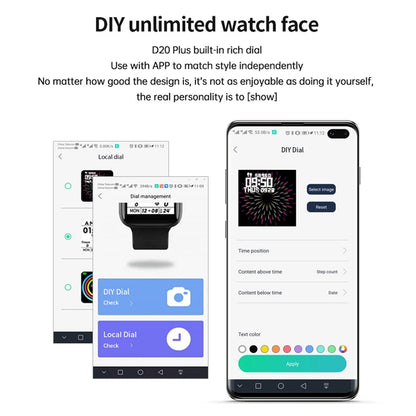 Valdus Wholesale Custom APP Y68 D20 1.44 Inch Smartwatch Mobile Phone Android Smart Watch-meg BEST buys